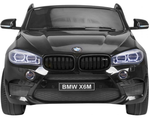 Дитяча акумуляторна машинка BMW X6M XXL для 2 дітей Чорна