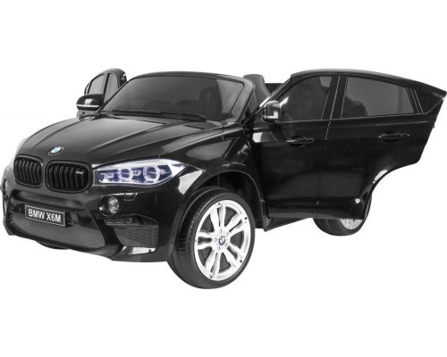 Дитяча акумуляторна машинка BMW X6M XXL для 2 дітей Чорна