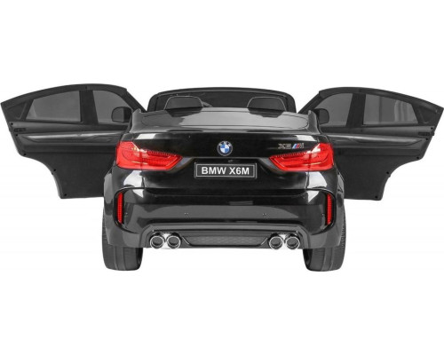 Дитяча акумуляторна машинка BMW X6M XXL для 2 дітей Чорна