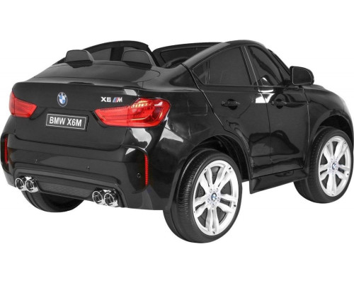 Дитяча акумуляторна машинка BMW X6M XXL для 2 дітей Чорна