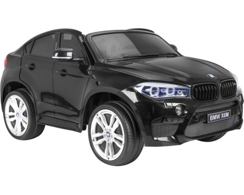 Дитяча акумуляторна машинка BMW X6M XXL для 2 дітей Чорна