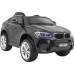 Дитяча акумуляторна машинка BMW X6M XXL для 2 дітей Чорна