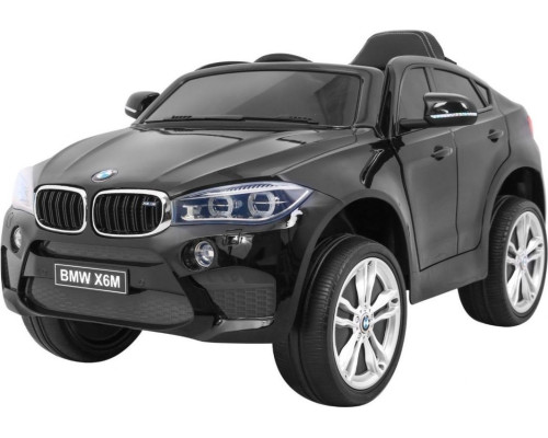 Дитяча акумуляторна машинка BMW X6M XXL для 2 дітей Чорна