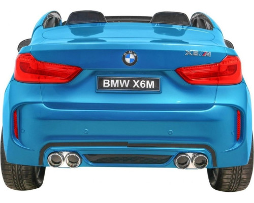 Дитяча акумуляторна машинка BMW X6M XXL для 2 дітей Синя