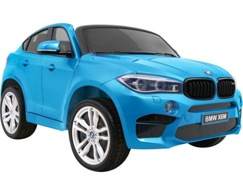 Дитяча акумуляторна машинка BMW X6M XXL для 2 дітей Синя