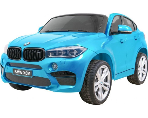 Дитяча акумуляторна машинка BMW X6M XXL для 2 дітей Синя