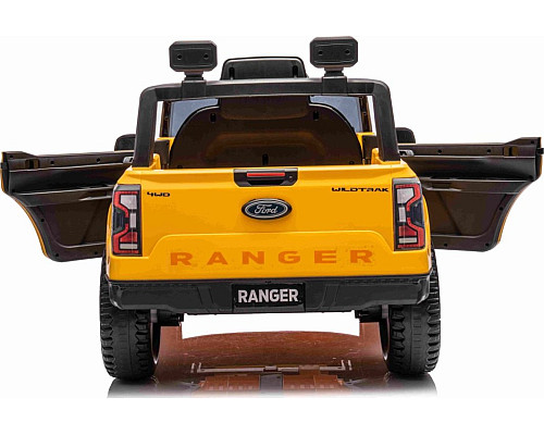Дитяча акумуляторна машинка Ford Ranger LIFT Жовта Дитяча акумуляторна машинка Ford Ranger LIFT Жовта