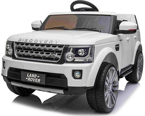 Дитяча акумуляторна машинка Land Rover Discovery Біла Дитяча акумуляторна машинка Land Rover Discovery Біла