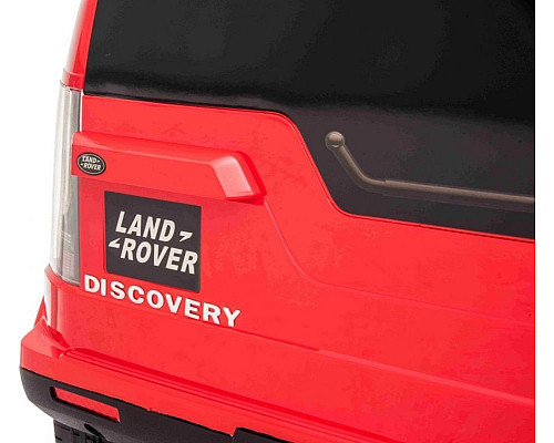 Дитяча акумуляторна машинка Land Rover Discovery Червона Дитяча акумуляторна машинка Land Rover Discovery Червона