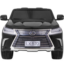 Дитяча акумуляторна машинка Lexus LX570 Чорна