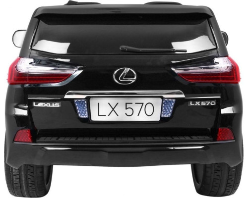 Дитяча акумуляторна машинка Lexus LX570 Чорна