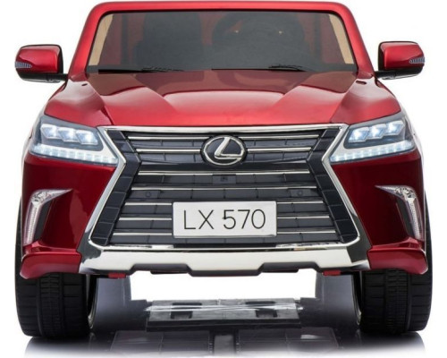 Дитяча акумуляторна машинка Lexus LX570 Червона