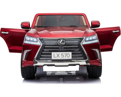 Дитяча акумуляторна машинка Lexus LX570 Червона