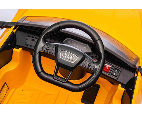 Дитяча акумуляторна машинка Audi SQ8 Жовта Дитяча акумуляторна машинка Audi SQ8 Жовта
