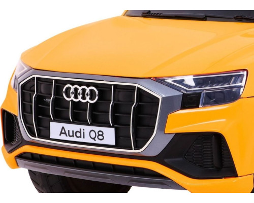 Дитяча акумуляторна машинка Audi Q8 Жовта