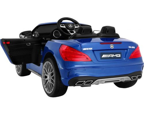 Дитяча акумуляторна машинка Mercedes AMG SL65 Синя