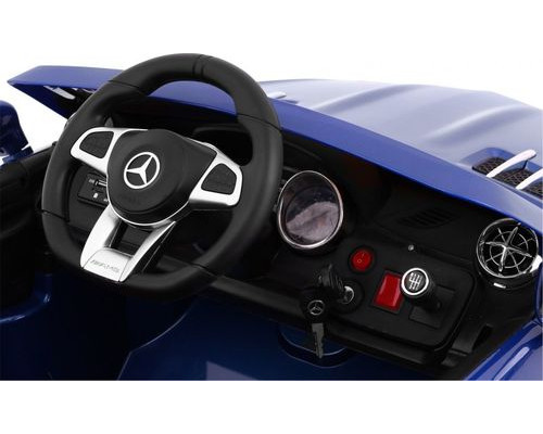 Дитяча акумуляторна машинка Mercedes AMG SL65 Синя