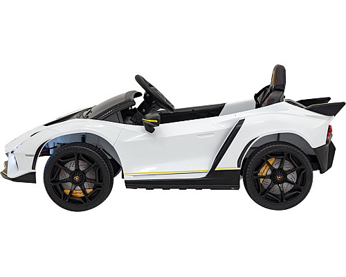 Дитяча акумуляторна машинка Lamborghini Invencible Біла Дитяча акумуляторна машинка Lamborghini Invencible Біла
