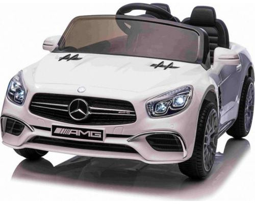 Дитяча акумуляторна машинка Mercedes Benz AMG SL65 S Біла