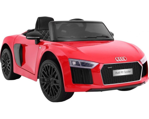 Дитяча акумуляторна машинка Audi R8 Spyder Червона