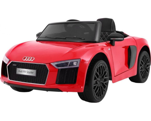 Дитяча акумуляторна машинка Audi R8 Spyder Червона