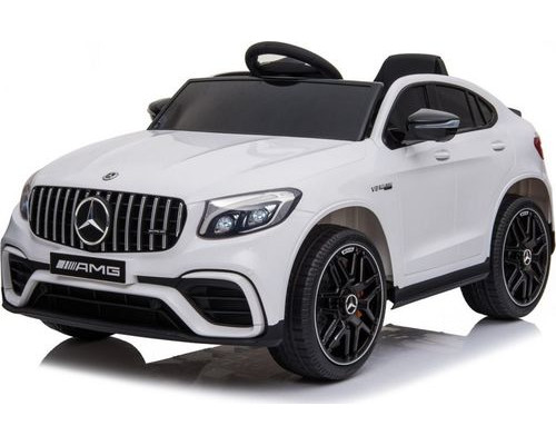 Дитяча акумуляторна машинка Mercedes Benz GLC63S Біла