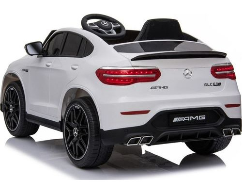 Дитяча акумуляторна машинка Mercedes Benz GLC63S Біла