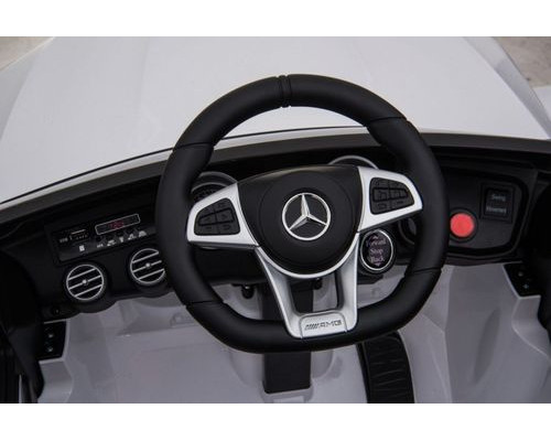 Дитяча акумуляторна машинка Mercedes Benz GLC63S Біла