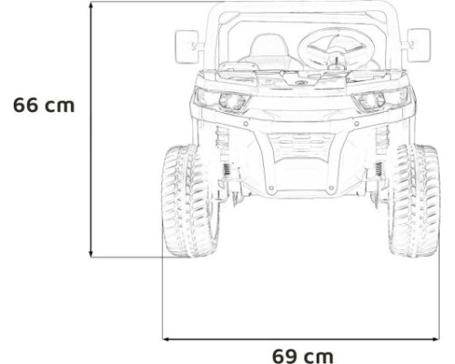 Дитяча акумуляторна машинка фермерська Speed 900 Чорна