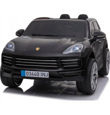 Дитяча акумуляторна машинка Porsche Cayenne S Чорна