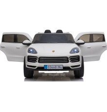 Дитяча акумуляторна машинка Porsche Cayenne S Біла