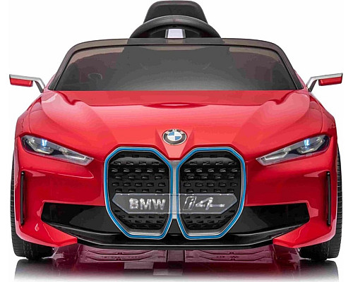 Дитяча акумуляторна машинка BMW i4 для дітей Червона Дитяча акумуляторна машинка BMW i4 для дітей Червона