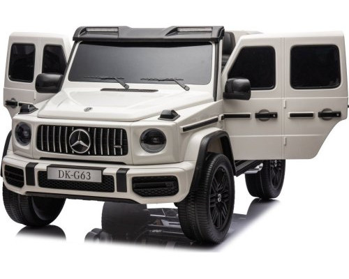 Дитяча акумуляторна машинка Mercedes Benz G63 AMG XXL Біла