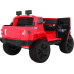 Дитяча акумуляторна машина Mighty Jeep Red + 2 місця + привід 4х4 + 2 багажника