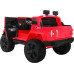 Дитяча акумуляторна машина Mighty Jeep Red + 2 місця + привід 4х4 + 2 багажника