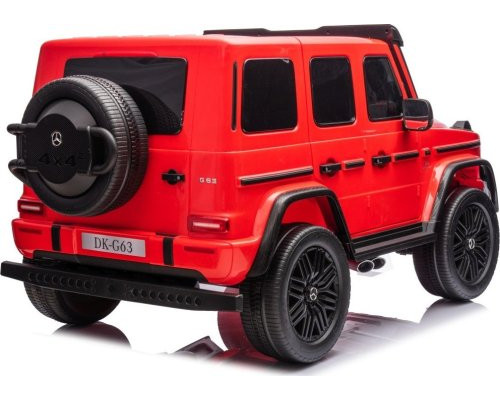 Дитяча акумуляторна машинка Mercedes Benz G63 AMG XXL Червона