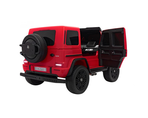 Дитяча акумуляторна машинка Mercedes Benz G63 AMG XXL MP4 Червона