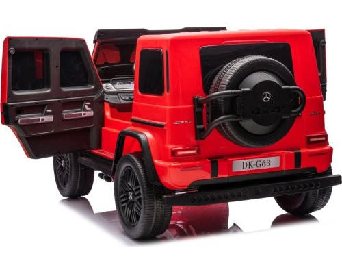 Дитяча акумуляторна машинка Mercedes Benz G63 AMG XXL MP4 Червона