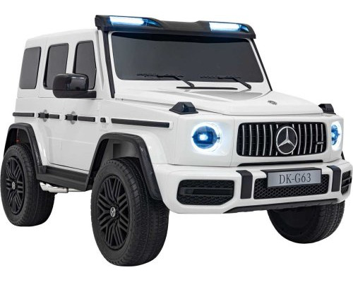 Дитяча акумуляторна машинка Mercedes Benz G63 AMG XXL MP4 Біла