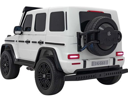 Дитяча акумуляторна машинка Mercedes Benz G63 AMG XXL MP4 Біла