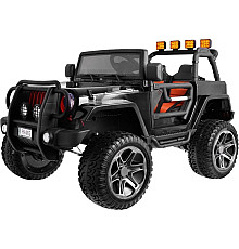 Дитячий акумуляторний позашляховик Jeep Monster 4x4 Чорний