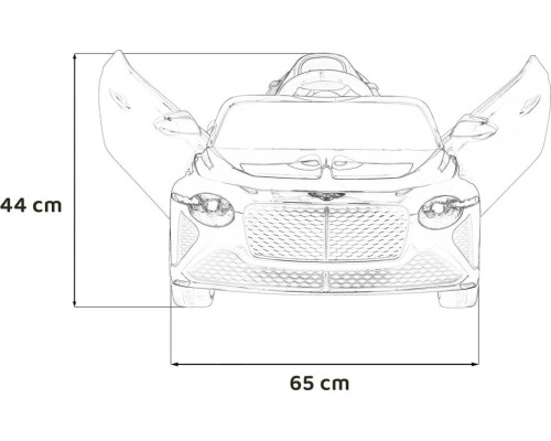 Дитячий акумуляторний автомобіль Bentley Bacalar