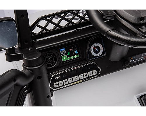 Дитяча акумуляторна машинка Toyota FJ Cruiser Біла Дитяча акумуляторна машинка Toyota FJ Cruiser Біла