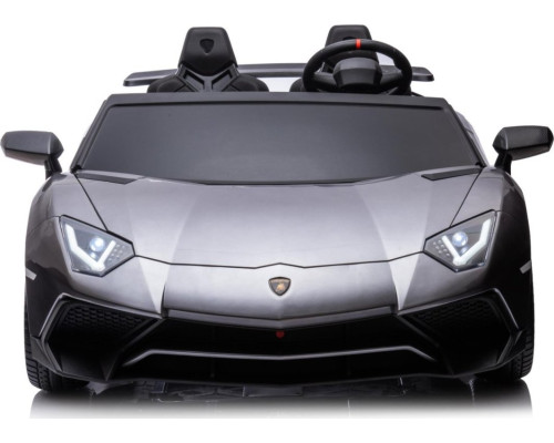 Дитяча акумуляторна машинка Lamborghini Aventador SV Сіра