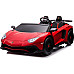 Дитяча акумуляторна машинка Lamborghini Aventador SV Червона