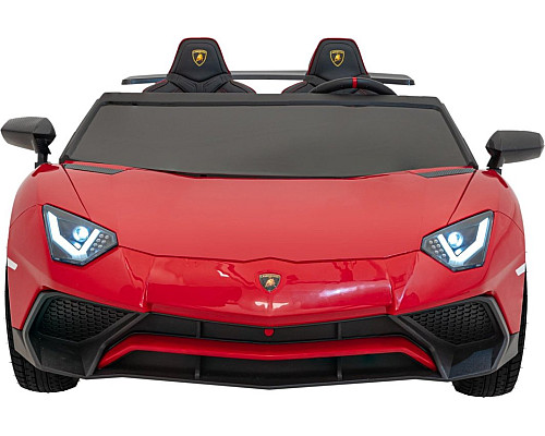 Дитяча акумуляторна машинка Lamborghini Aventador SV Червона Дитяча акумуляторна машинка Lamborghini Aventador SV Червона