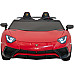 Дитяча акумуляторна машинка Lamborghini Aventador SV Червона