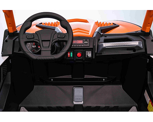 Дитячий акумуляторний квадроцикл UTV X3 Off-Road помаранчевий Дитячий акумуляторний квадроцикл UTV X3 Off-Road помаранчевий