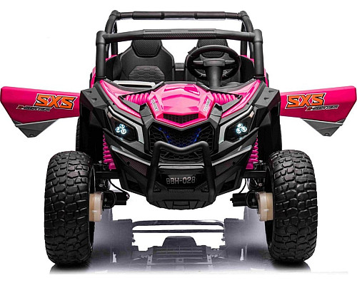 Дитяча акумуляторна машинка баггі UTV X3 Off-Road рожева Дитяча акумуляторна машинка баггі UTV X3 Off-Road рожева