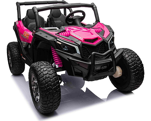 Дитяча акумуляторна машинка баггі UTV X3 Off-Road рожева Дитяча акумуляторна машинка баггі UTV X3 Off-Road рожева